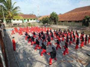 Latihan Tapak Suci Pondok Pesantren Al-Furqon Muhammadiyah Boarding School (MBS) Cibiuk Garut